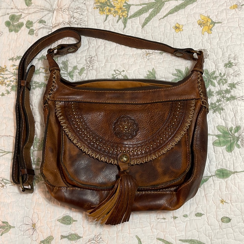 Patricia Nash Camila Double Zip Crossbody